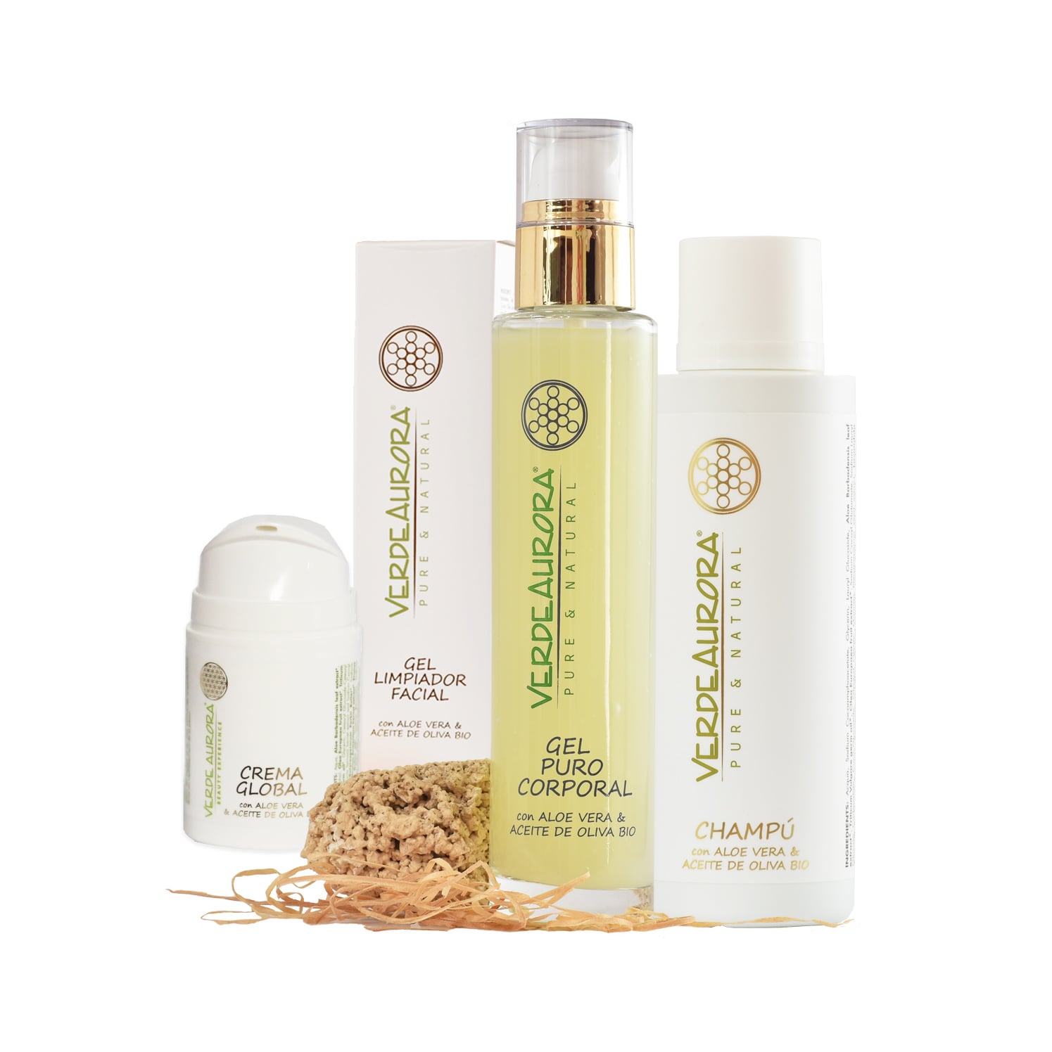 Pack productos aloe vera y aceite de oliva Pack de productos de aloe vera y aceite de oliva